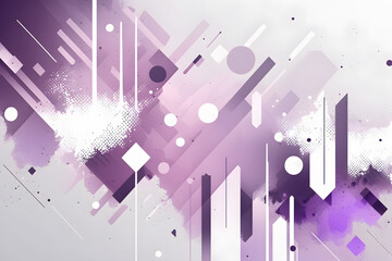 Abstract white background with purple light. Background with splash effects. Generative AI