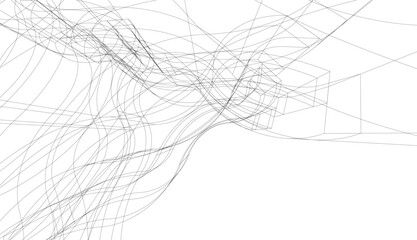 abstract architecture design vector illustration