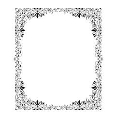 frames in vintage style with elements of ornament, art, pattern, background, texture