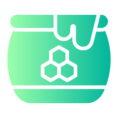 honey gradient icon