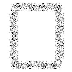 frames in vintage style with elements of ornament, art, pattern, background, texture