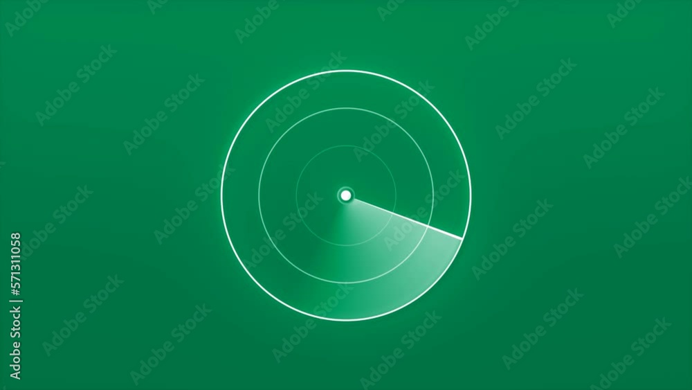 Poster glowing line on navigation radar. motion. simple circle with radar navigation line. simple radar wit