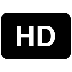 hd vector, icon, symbol, logo, clipart, isolated. vector illustration. vector illustration isolated on white background.