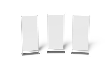 Blank Stand Banner Mockup