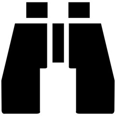 binoculars vector, icon, symbol, logo, clipart, isolated. vector illustration. vector illustration isolated on white background.