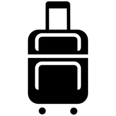 luggage bag vector, icon, symbol, logo, clipart, isolated. vector illustration. vector illustration isolated on white background.
