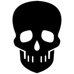 skull vector icon symbol logo clipart isolated. vector illustration. vector illustration isolated on white background.