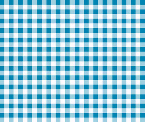 ılue and white checkered plaid fabric pattern texture. Modified stripes consisting of crossed horizontal and vertical lines.