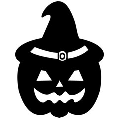 halloween pumpkin vector icon symbol logo clipart isolated. vector illustration. vector illustration isolated on white background.