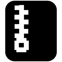 Obraz premium zip file vector, icon, symbol, logo, clipart, isolated. vector illustration. vector illustration isolated on white background.