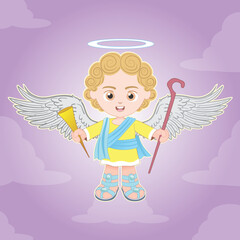 cartoon angel - Gabriel