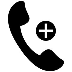 add call vector icon symbol logo clipart isolated. vector illustration. vector illustration isolated on white background.