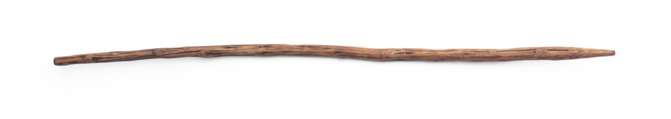 sharp hunting stick isolated on white background