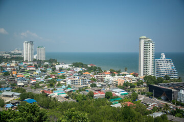Naklejka premium THAILAND PRACHUAP HUA HIN WAT KHAO KRAILART