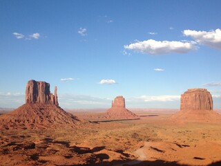 Monument Valley Rock Formations on a Clear Sunny Day