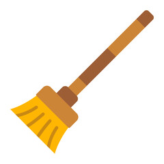 Broom Flat Icon
