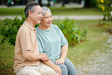 Positive Senior Couple