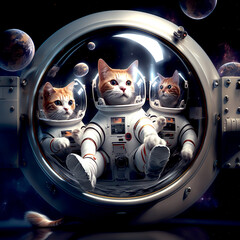 Cats in space, generative AI