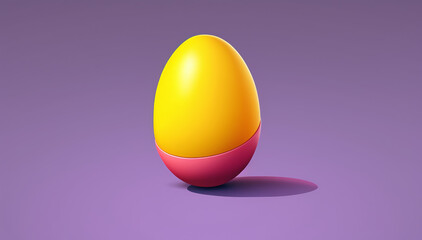 Fototapeta premium Time for chocolate Easter eggs, happy Easter