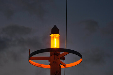 Lampe, Licht, Hintergrund, schifffahrt leuchten, Seezeichen