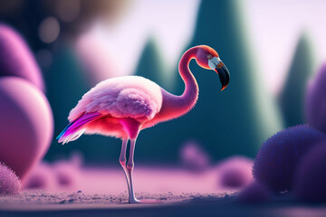 pink flamingo 