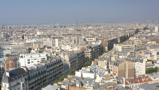 Drone Paris 11e Tour Eiffel