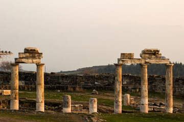 Fototapeta Ruins of Ancient Roman forum obraz