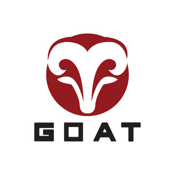 Sheep goat horns idea logo design vector icon illustration. Aries zodiac symbol logos