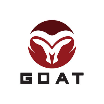 Sheep goat horns idea logo design vector icon illustration. Aries zodiac symbol logos