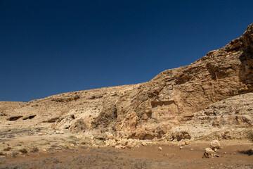 Fototapeta na wymiar Rock Relief of Shapur Empire at Edessa Battle, Darab, Iran