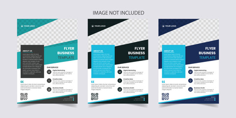 Digital corporate conference business flyer for a digital marketing agency