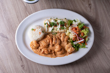 healthy shrimp dish