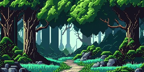 llustration of a game level design background - Created with generative ai
