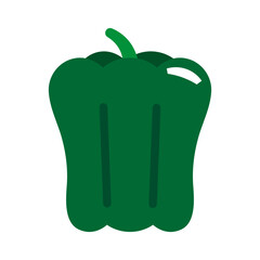 ピーマンのシンプルなベクターイラスト