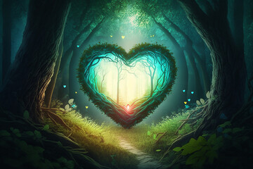 no coração da selva, amor a natureza 