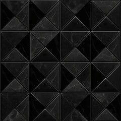 Black marble texture and background for design pattern artwork. AI generated