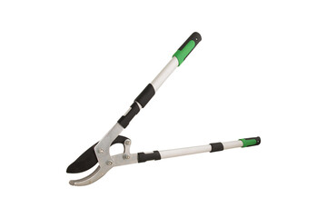 Garden secateurs isolated on white background