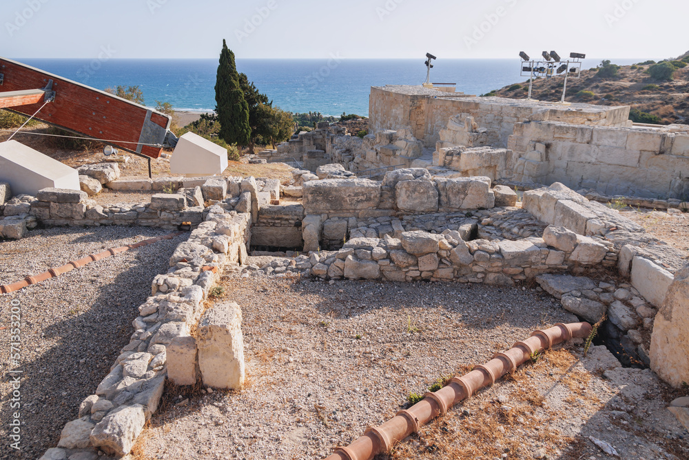 Canvas Prints Ruins in Kourion Archaeological Site in Cyprus island country