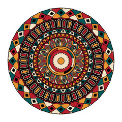 Round tribal design element 1