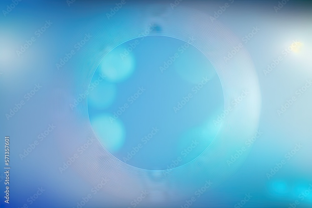 Poster blurry blue backdrop in the background, blurry circle background blur from the light that comes thro