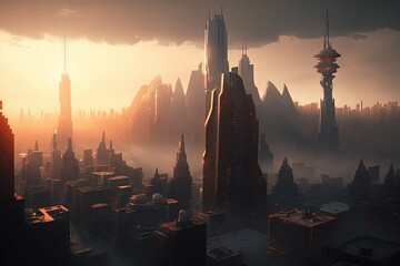 Manhattan, 2077. Generative AI