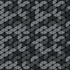 Nahtlos Hintergrund, Tapete - grau, anthrazit Dreiecke mit Schatten © djdarkflower