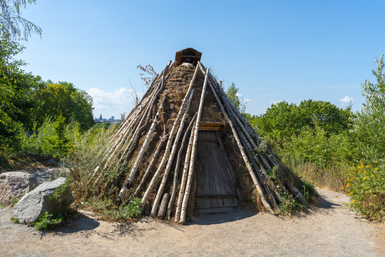 Sami lavvo at Skanska outdoor museum, Stockholm.