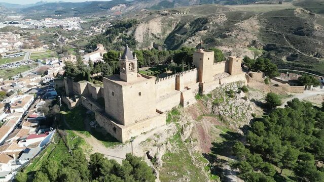 monumentos del municipio de Antequera, la alcazaba Nazar&iacute;