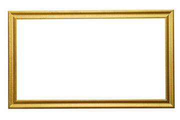 Photo frame or picture with copy space on a white isolated background