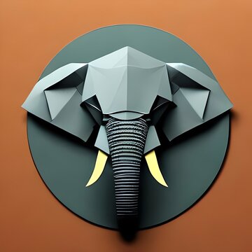3d rendered illustration of an elepant