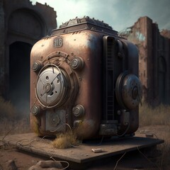forgotten relic of unimaginable power, fantasy art, AI generation.