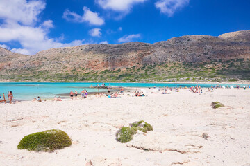 The island Gramvousa and the bay Balos