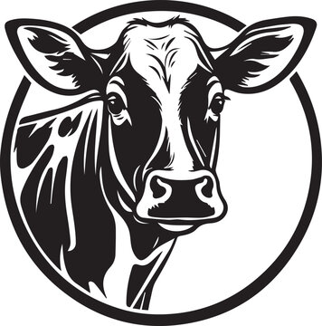 recommend clip art: Black angus logo design template. cow, bull logo design. 