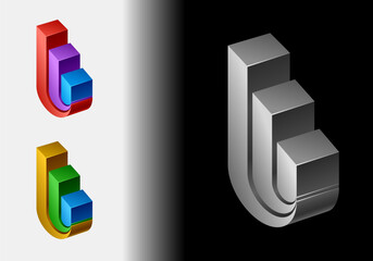 Industrial Logo Business Design, Hi tech infinity logotype, Business logo icon design template elements, Vector illustration